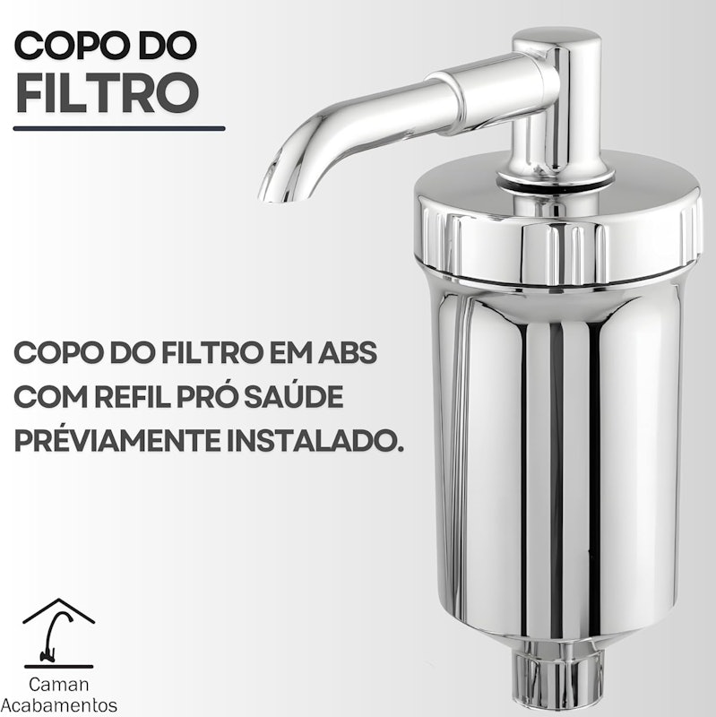 Torneira Bica Móvel Parede para Cozinha Cromado 4