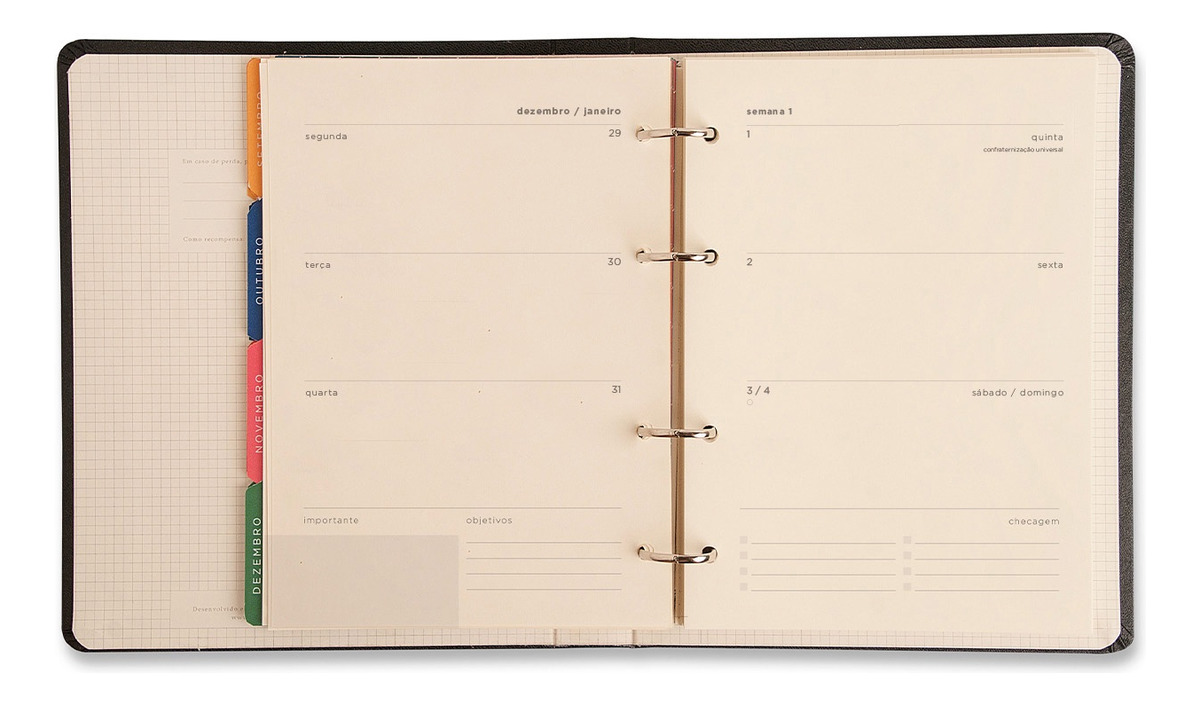 Agenda Planner Argolada 2026 Semanal Notas A5 4