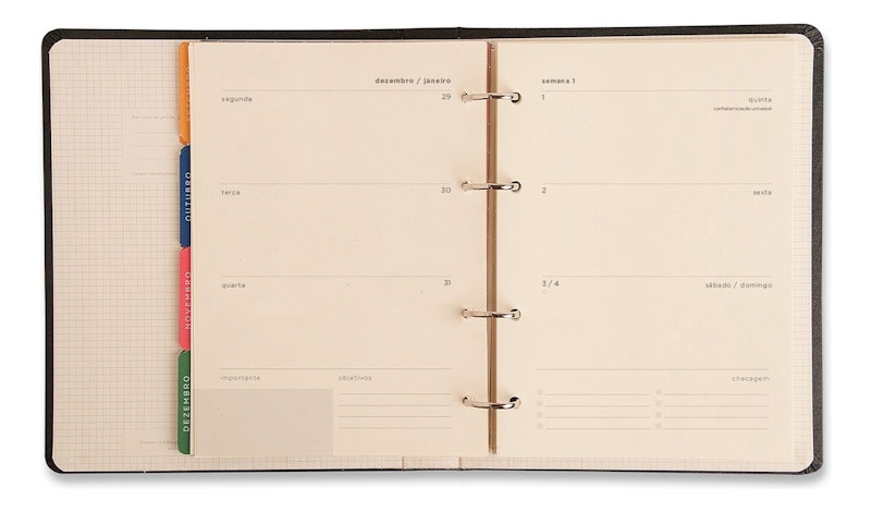 Agenda Planner Argolada 2026 Semanal Notas A5 4