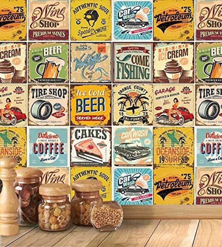 Adesivo Azulejo Retrô Vintage 1