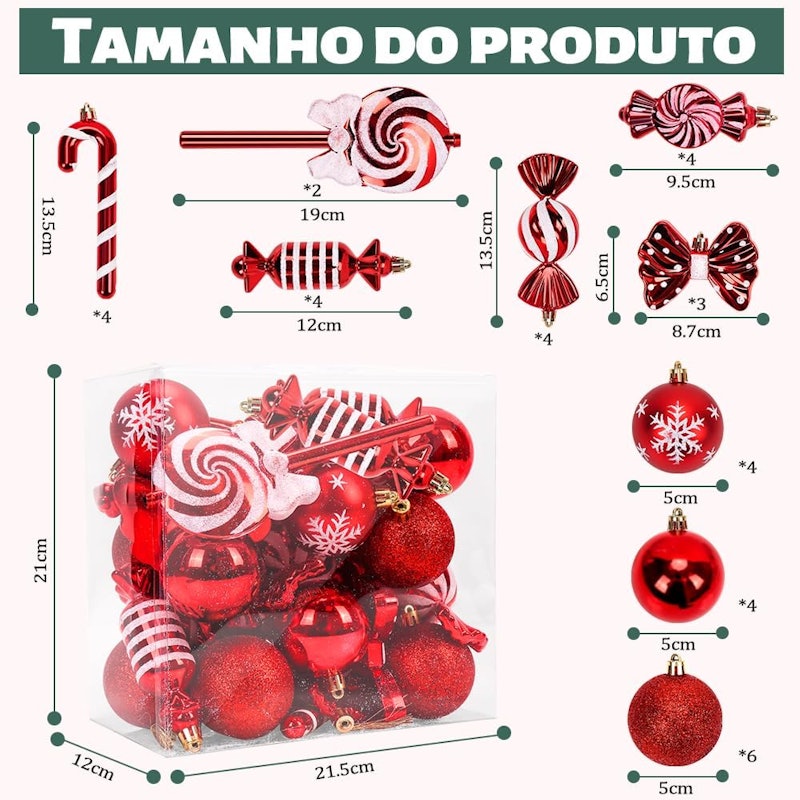 Decoração de Natal 35 Peças 2