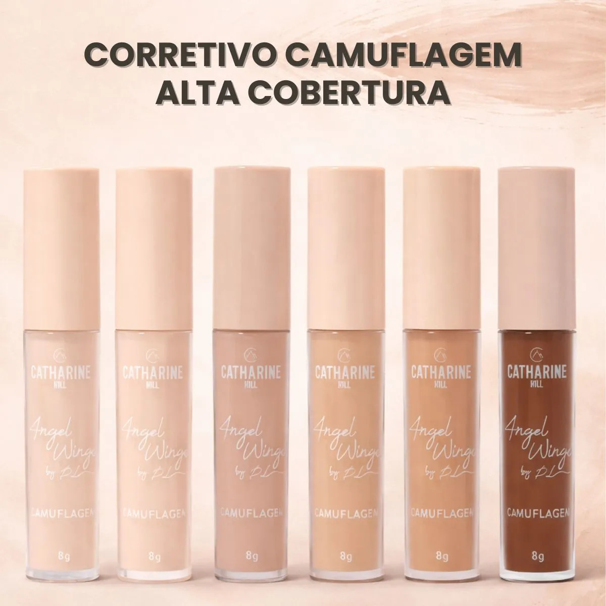 Corretivo Camuflagem Alta Cobertura Angel Wings  4