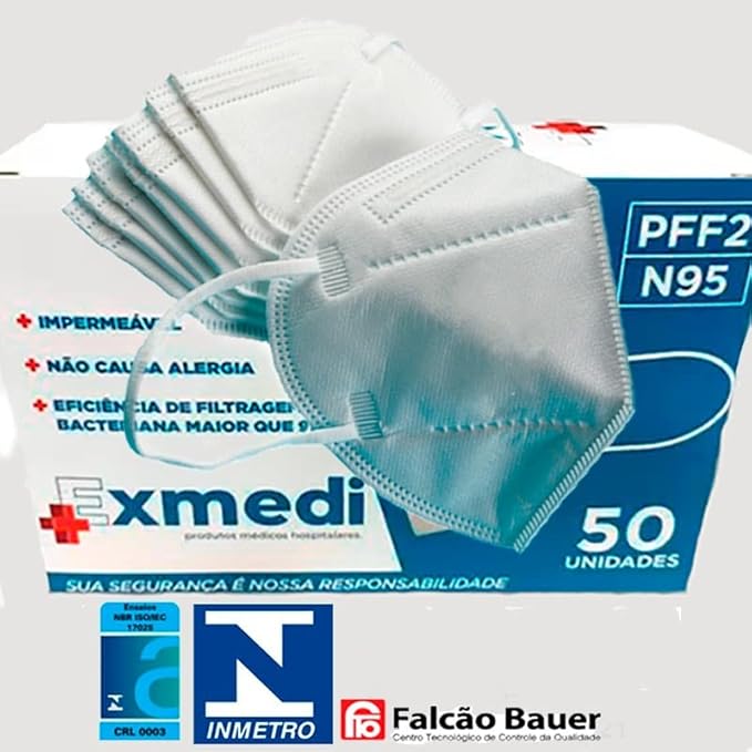 Máscara Branc N95 / KN95 / PFF2 / FFP2 50 Unidades 2