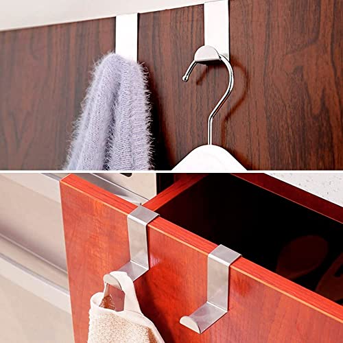 Kit 2 Cabide de Porta em Inox 5