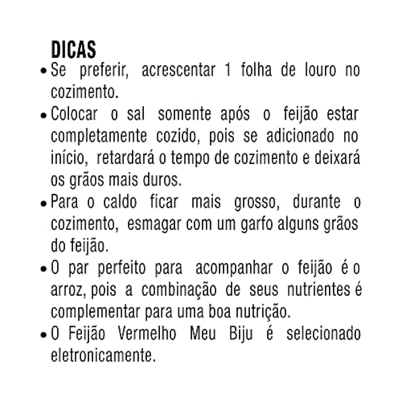 Feijão Vermelho Meu Biju 4