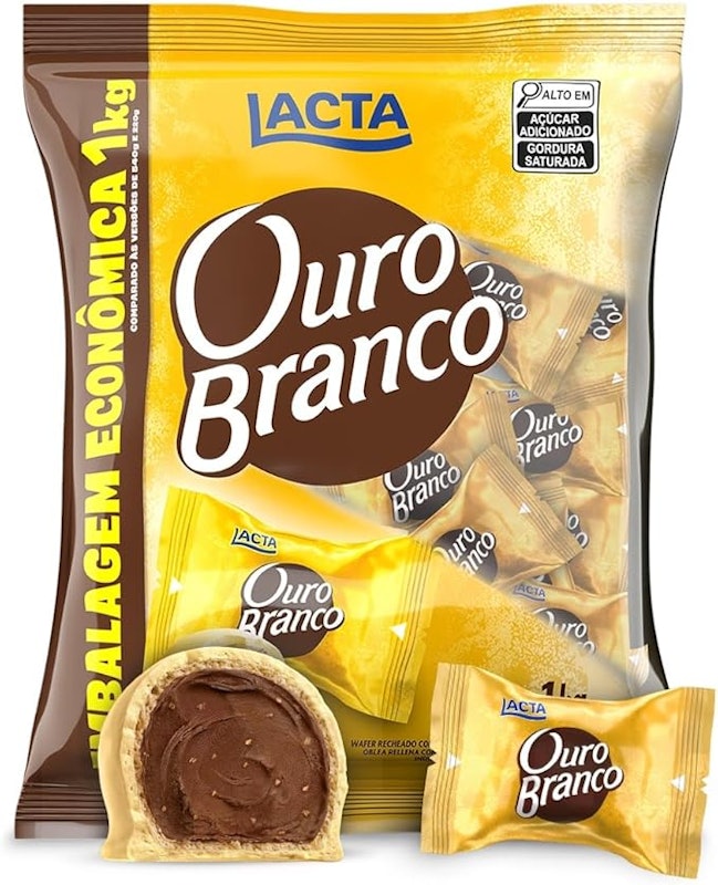 Lacta Chocolate Ouro Branco Pacote 1 Kg 1