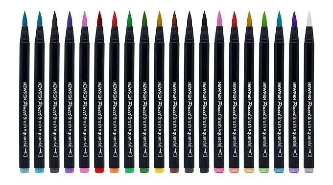 Caneta Pincel Brush Pen 4