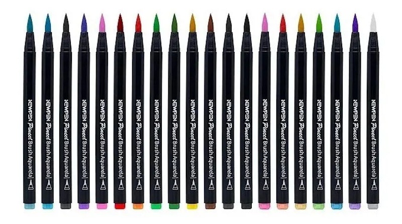 Caneta Pincel Brush Pen 4
