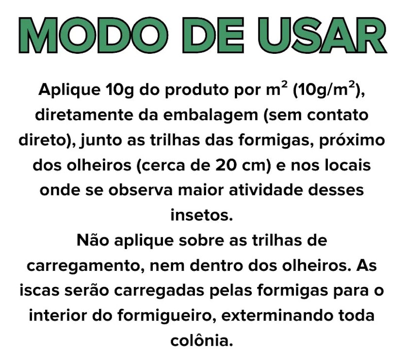 Formicida Isca Granulada Grão Verde 5