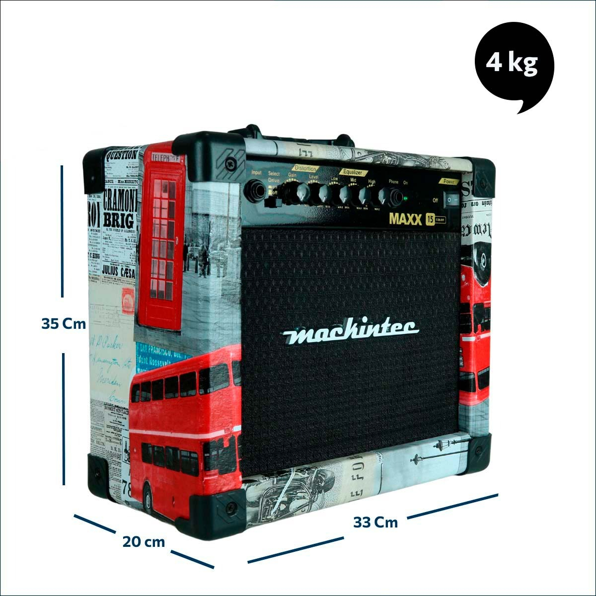 Amplificador Maxx 15 Color Mackintec 4