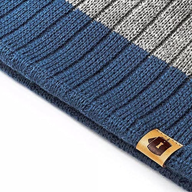 Gorro Alaska Mariner Cinza e Azul 2