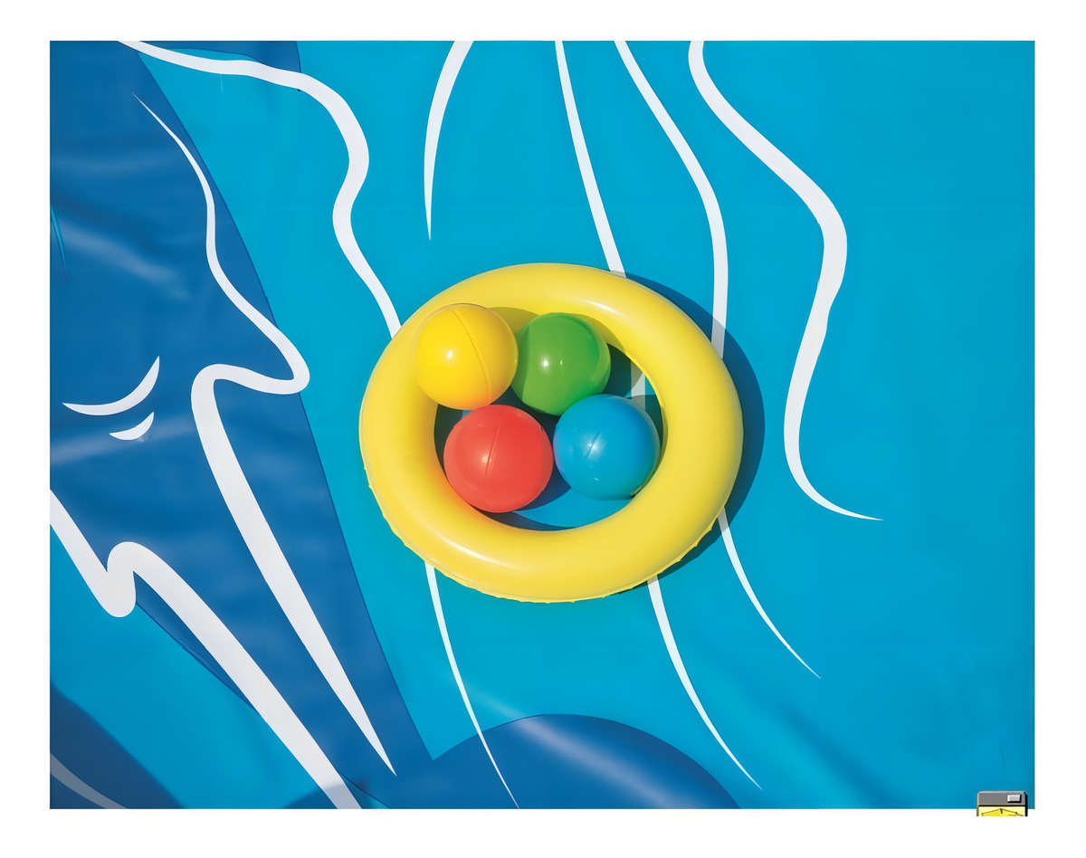 Piscina Interativa Inflável 208 L Vulcão 4