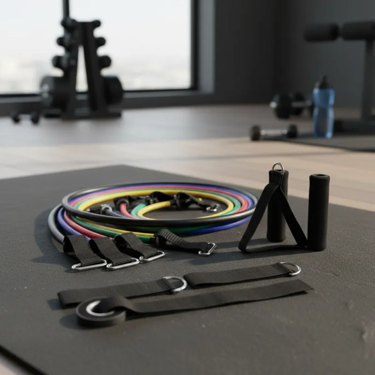 Kit Elásticos Extensores para Exercícios Modelo Premium 2