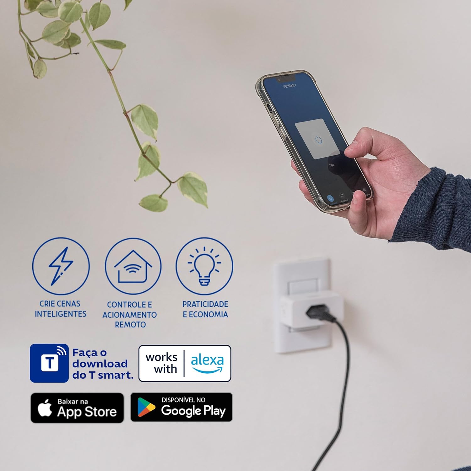 Plugue Smart Tomada Tramontina 5