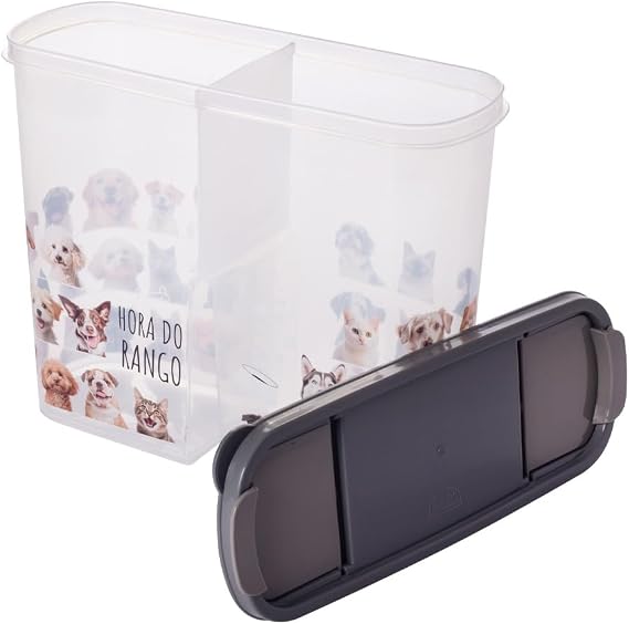 Porta-Ração Dueto Pet 2,4 L 3