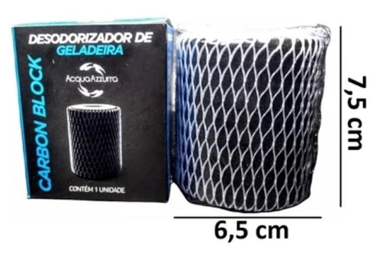 Desodorizador de Geladeira Carbon Block 4