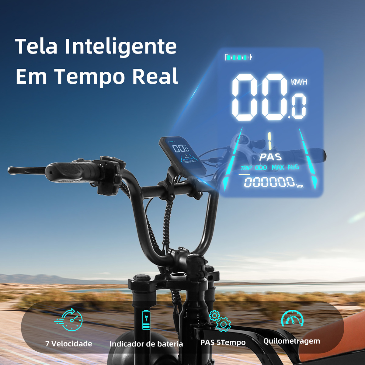 Bicicleta Elétrica para Adultos 1000 W Bemmy 4