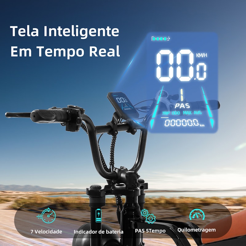 Bicicleta Elétrica para Adultos 1000 W Bemmy 4