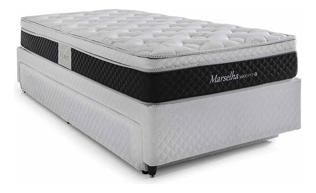 Bicama Solteiro com Cama Auxiliar Herval Marselha Molas Maxspring 2