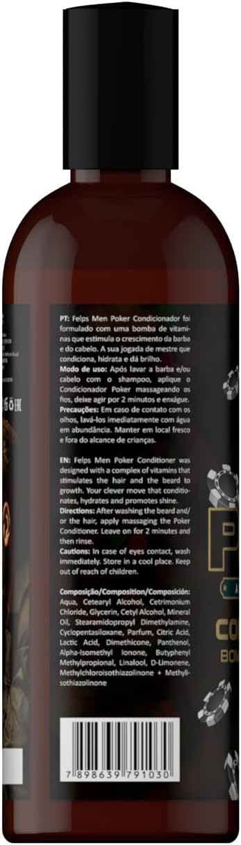 Condicionador Cabelo e Barba Poker Bomba de Crescimento 2