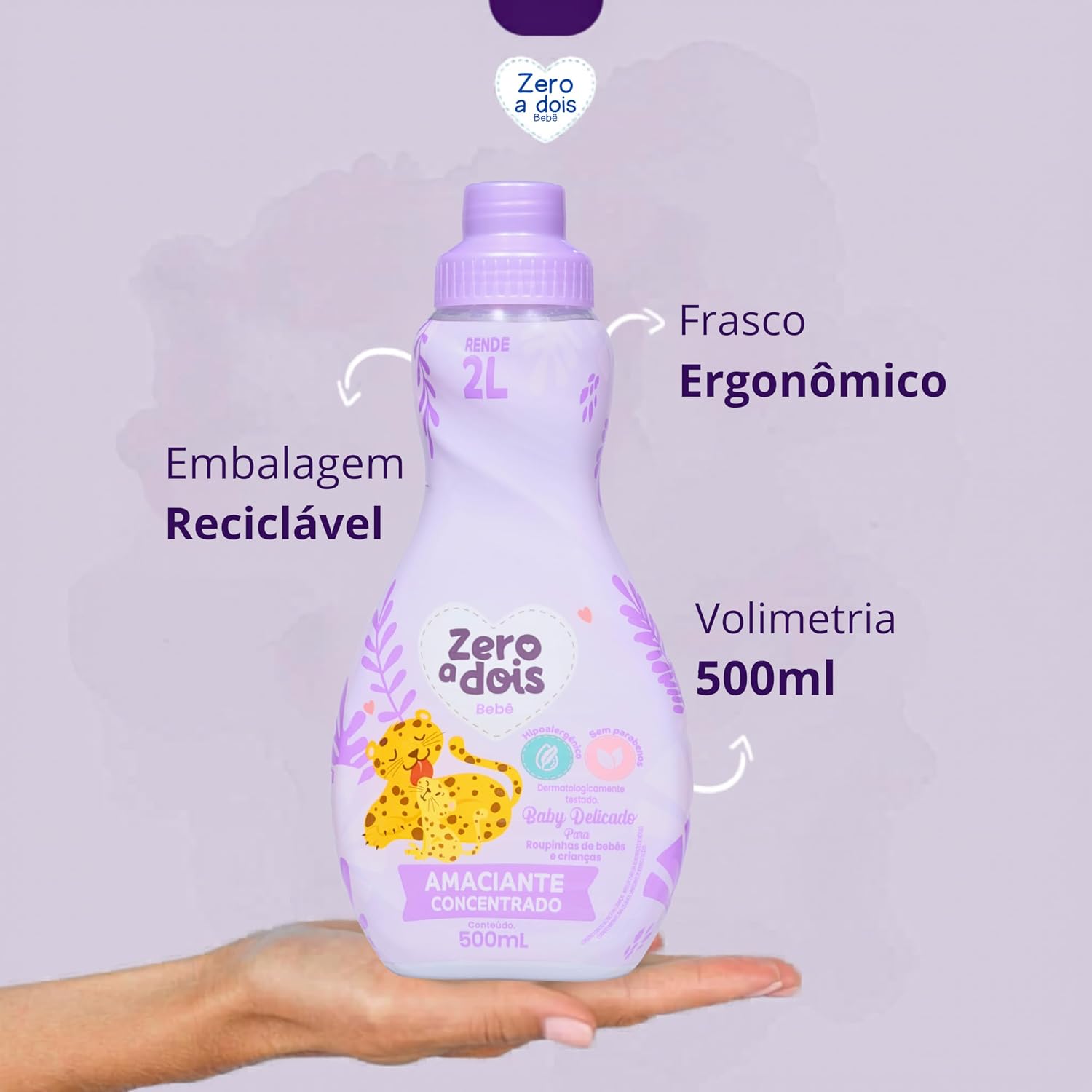 Amaciante Concentrado Baby Delicado 4