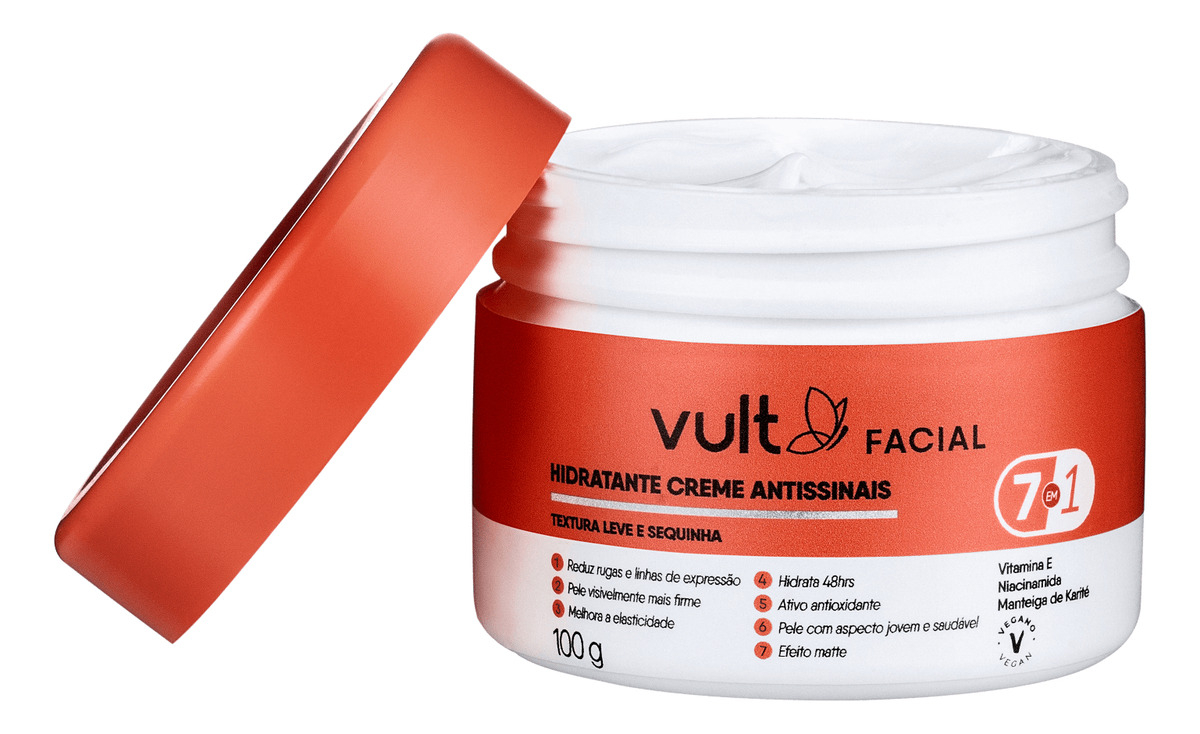 Creme Facial Hidratante Antissinais 7 em 1 2