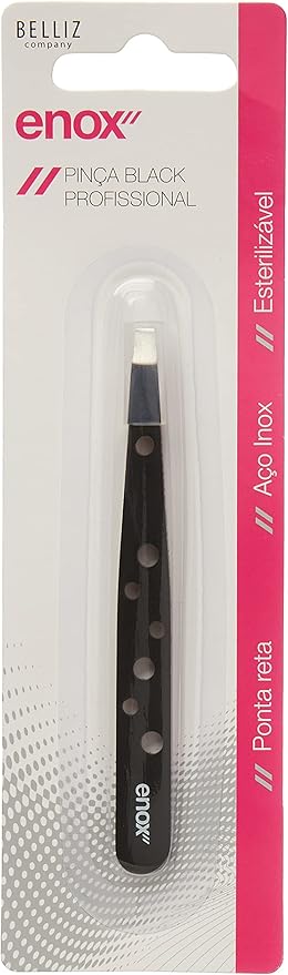 Pinça BLK Reta Profissional Enox 1