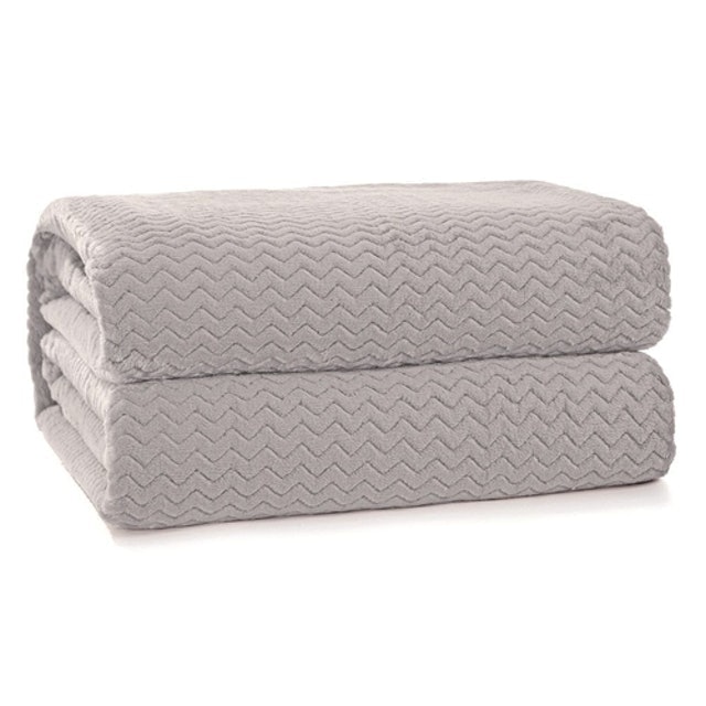 Cobertor Solteiro Hedrons Plush Tweed 2