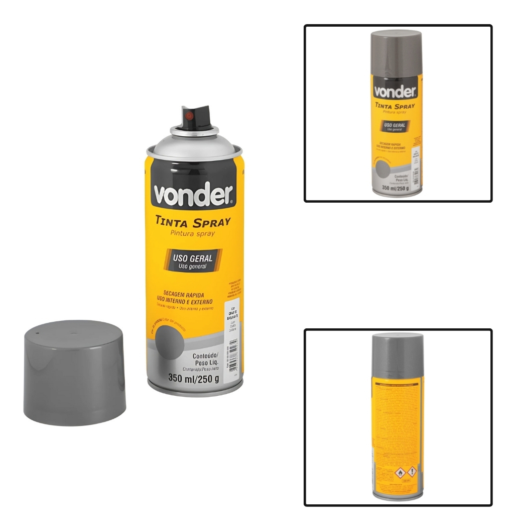 Tinta em Spray Grafite 2
