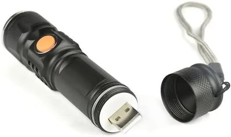 Mini Lanterna Tática Usb Jws Ws-569 Led Qualidade Cree T6 2