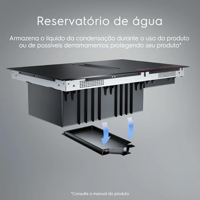 Cooktop de Indução 2 em 1 com Coifa Integrada Electrolux Expert 4