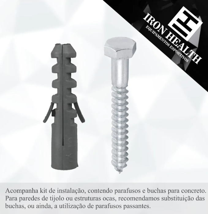 Suporte de Halteres Fixo em Parede 4