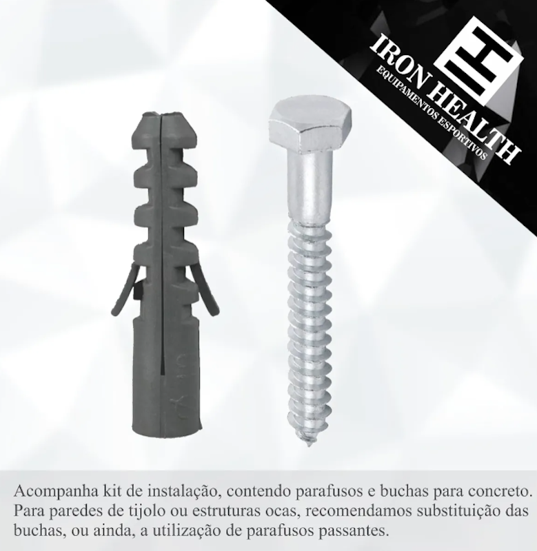 Suporte de Halteres Fixo em Parede 4