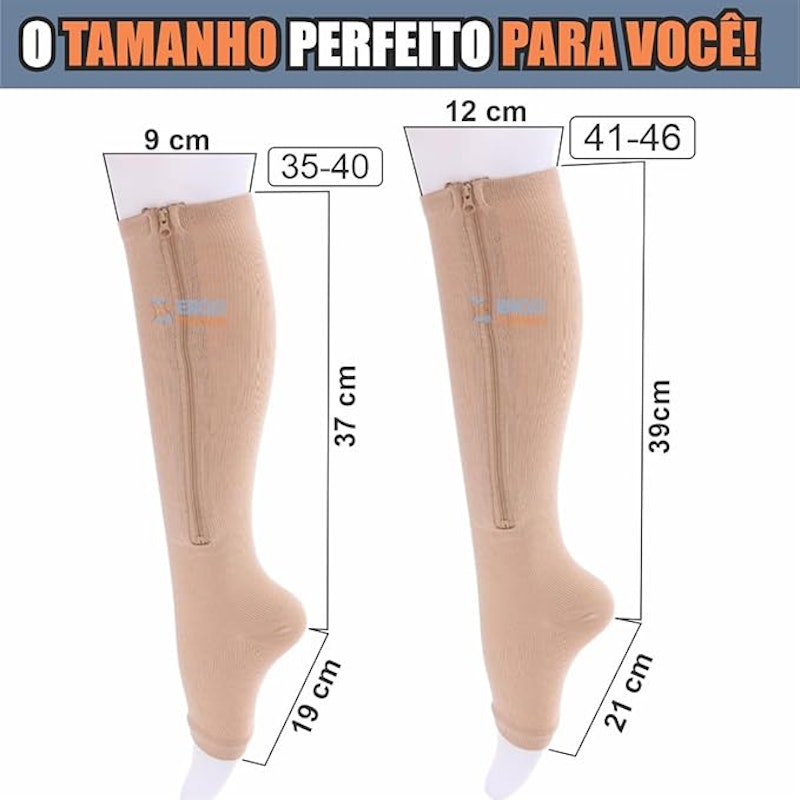 Meia Zip Compress 4