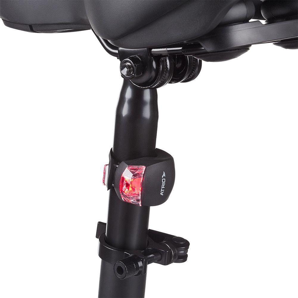 Kit Farol Em Silicone Dianteiro e Traseiro para Bike 4