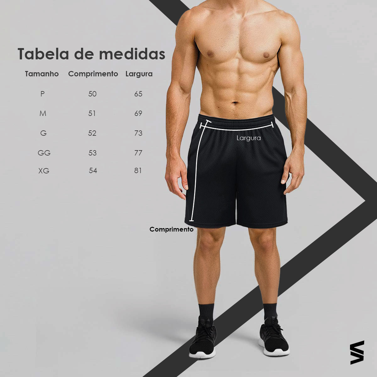 Kit 3 Shorts Masculinos Básicos Bermuda Fitness 5