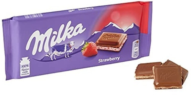 Chocolate Milka Strawberry 1