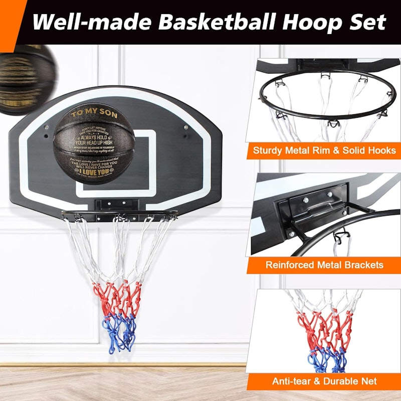 Cesta de Basquete Montada na Parede 2