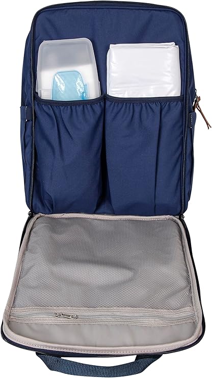 Mochila Maternidade Premium Decorada Mickey Azul com Trocador 4