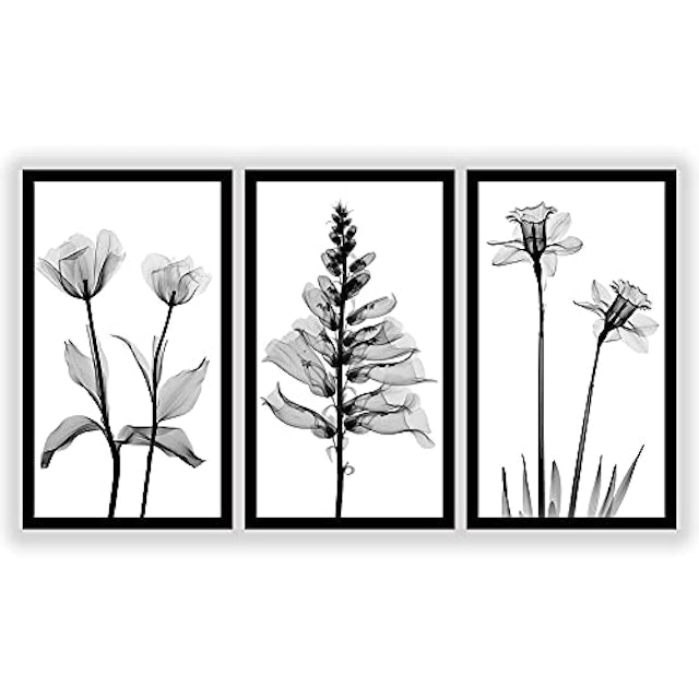 Kit Quadros Flores Minimalistas 1
