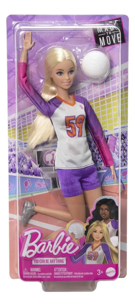 Barbie Profissões Boneca Jogadora de Vôlei 5