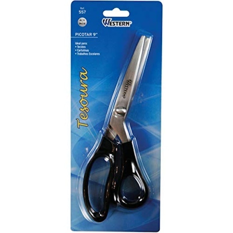 Tesoura Artesanal Picotar de Aço Inox 9" 1