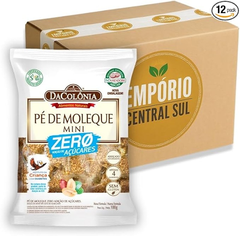 Pé de Moleque Zero Açúcar Dacolônia 1