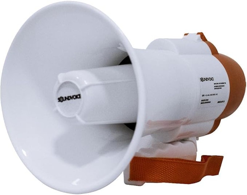 Megafone MF20 20 W com Sirene e Bateria Recarregável 4