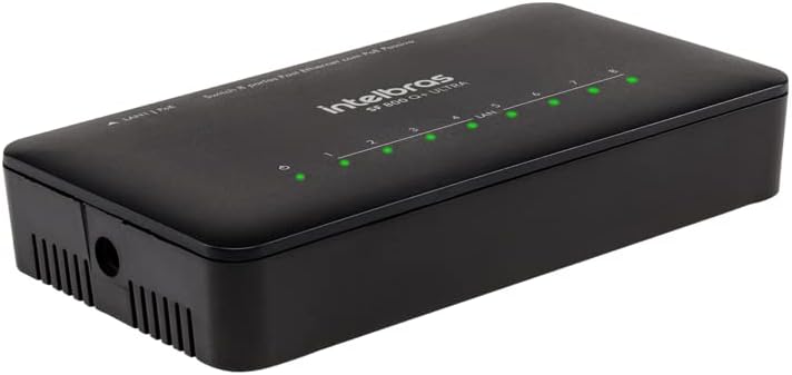Switch 8 Portas Fast Ethernet Intelbras 3