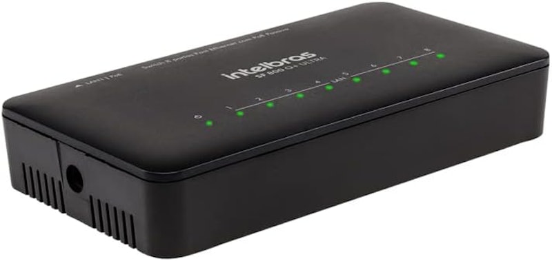 Switch 8 Portas Fast Ethernet Intelbras 3