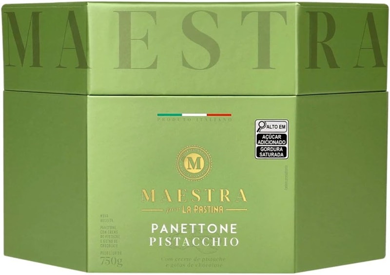 Panettone Creme Pistache/Chocolate 750 g Maestra Per La Pastina 1