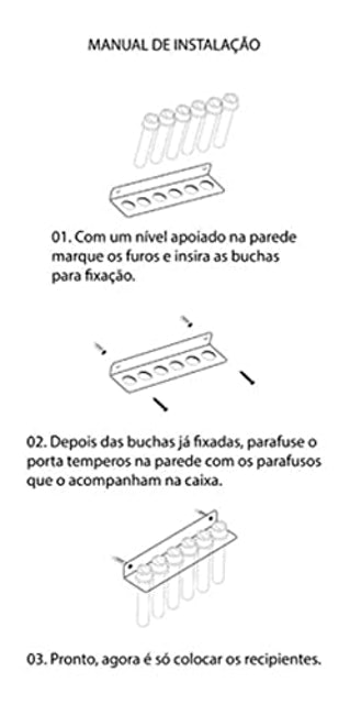 Porta-Condimentos de Parede Essence 5