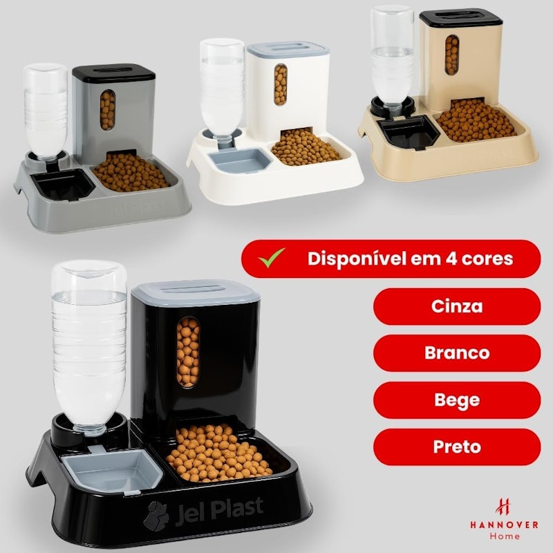 Comedouro e Bebedouro Automático Premium 3