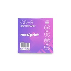 Mídia CD-R Gravável Maxprint (Envelope unitário)